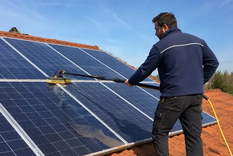 Nettoyage et entretien de panneaux solaires à Classun